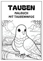 Tauben Malbuch Cover des Buches Tauben Malbuch (ISBN: 9783759861993)