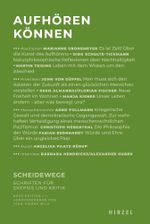 Aufhören können Cover des Buches Aufhören können (ISBN: 9783777633909)