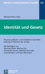 Identität und Gesetz Cover des Buches Identität und Gesetz (ISBN: 9783788728540)