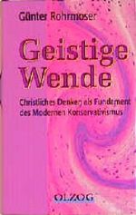 Geistige Wende Cover des Buches Geistige Wende (ISBN: 9783789280252)