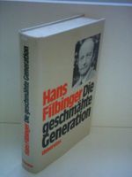 Die geschmähte Generation Cover des Buches Die geschmähte Generation (ISBN: 9783800411542)