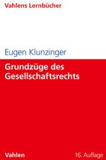 Grundzüge des Gesellschaftsrechts Cover des Buches Grundzüge des Gesellschaftsrechts (ISBN: 9783800642380)