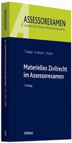 Materielles Zivilrecht im Assessorexamen Cover des Buches Materielles Zivilrecht im Assessorexamen (ISBN: 9783800648016)