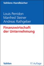 Finanzwirtschaft der Unternehmung Cover des Buches Finanzwirtschaft der Unternehmung (ISBN: 9783800652679)