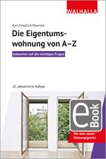 Die Eigentumswohnung von A-Z Cover des Buches Die Eigentumswohnung von A-Z (ISBN: 9783802957628)