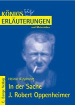 Kipphardt. In der Sache J. Robert Oppenheimer Cover des Buches Kipphardt. In der Sache J. Robert Oppenheimer (ISBN: 9783804417748)