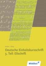 Deutsche Einheitskurzschrift Cover des Buches Deutsche Einheitskurzschrift (ISBN: 9783804582798)