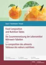Food Composition and Nutrition Tables Cover des Buches Food Composition and Nutrition Tables (ISBN: 9783804750937)