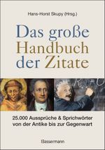Das große Handbuch der Zitate Cover des Buches Das große Handbuch der Zitate (ISBN: 9783809431534)