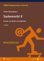 Sachenrecht II Cover des Buches Sachenrecht II (ISBN: 9783811492752)
