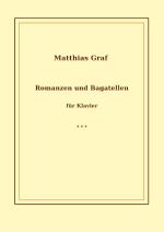 Romanzen und Bagatellen - für Klavier Cover des Buches Romanzen und Bagatellen - für Klavier (ISBN: 9783818705541)