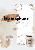 Wochenplaner Kaffee undatiert Cover des Buches Wochenplaner Kaffee undatiert (ISBN: 9783819040740)