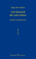 „Und dennoch die Leier halten“ Cover des Buches „Und dennoch die Leier halten“ (ISBN: 9783819608322)