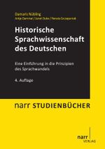 Historische Sprachwissenschaft des Deutschen Cover des Buches Historische Sprachwissenschaft des Deutschen (ISBN: 9783823368236)