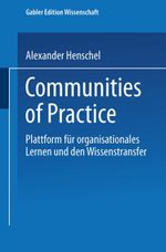 Communities of Practice Cover des Buches Communities of Practice (ISBN: 9783824474332)