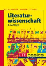 Literaturwissenschaft Cover des Buches Literaturwissenschaft (ISBN: 9783825242510)