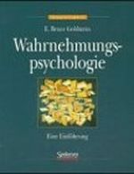Wahrnehmungspsychologie. Eine Einführung Cover des Buches Wahrnehmungspsychologie. Eine Einführung (ISBN: 9783827401892)