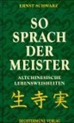 So sprach der Meister Cover des Buches So sprach der Meister (ISBN: 9783828948112)