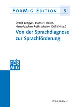Von der Sprachdiagnose zur Sprachförderung Cover des Buches Von der Sprachdiagnose zur Sprachförderung (ISBN: 9783830921707)