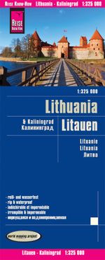 Reise Know-How Landkarte Litauen und Kaliningrad (1:325.000) Cover des Buches Reise Know-How Landkarte Litauen und Kaliningrad (1:325.000) (ISBN: 9783831772865)
