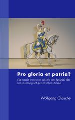 Pro gloria et patria ? Cover des Buches Pro gloria et patria ? (ISBN: 9783833412097)