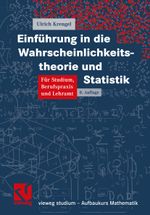 Einführung in die Wahrscheinlichkeitstheorie und Statistik Cover des Buches Einführung in die Wahrscheinlichkeitstheorie und Statistik (ISBN: 9783834800633)