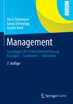 Management Cover des Buches Management (ISBN: 9783834922137)