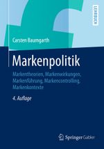 Markenpolitik Cover des Buches Markenpolitik (ISBN: 9783834944078)
