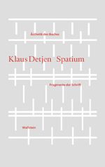 Spatium Cover des Buches Spatium (ISBN: 9783835355156)