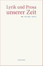 Lyrik und Prosa unserer Zeit Cover des Buches Lyrik und Prosa unserer Zeit (ISBN: 9783842200159)