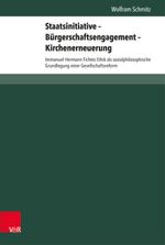 Staatsinitiative – Bürgerschaftsengagement – Kirchenerneuerung Cover des Buches Staatsinitiative – Bürgerschaftsengagement – Kirchenerneuerung (ISBN: 9783847102922)