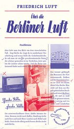 Über die Berliner Luft Cover des Buches Über die Berliner Luft (ISBN: 9783847720263)