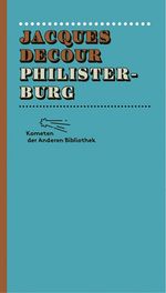 Philisterburg Cover des Buches Philisterburg (ISBN: 9783847730057)