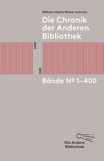 Die Chronik der Anderen Bibliothek Cover des Buches Die Chronik der Anderen Bibliothek (ISBN: 9783847799900)