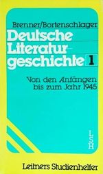 Deutsche Literaturgeschichte 1-4: Deutsche Literaturgeschichte, 3 Bde., Bd.1, Von den Anfängen bis zum Jahr 1945 Cover des Buches Deutsche Literaturgeschichte 1-4: Deutsche Literaturgeschichte, 3 Bde., Bd.1, Von den Anfängen bis zum Jahr 1945 (ISBN: 9783851570502)
