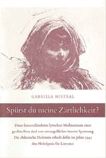 Spürst du meine Zärtlichkeit? Cover des Buches Spürst du meine Zärtlichkeit? (ISBN: 9783859660144)
