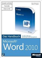 Microsoft Word 2010 - Das Handbuch Cover des Buches Microsoft Word 2010 - Das Handbuch (ISBN: 9783866451414)