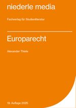 Europarecht Cover des Buches Europarecht (ISBN: 9783867240789)