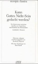 Kann Gottes Nicht-Sein gedacht werden? Cover des Buches Kann Gottes Nicht-Sein gedacht werden? (ISBN: 9783871620195)