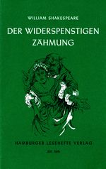 Der Widerspenstigen Zähmung Cover des Buches Der Widerspenstigen Zähmung (ISBN: 9783872912046)