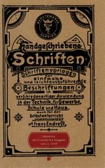 Handgeschriebene Schriften Cover des Buches Handgeschriebene Schriften (ISBN: 9783874396912)