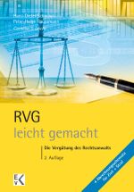 RVG - leicht gemacht Cover des Buches RVG - leicht gemacht (ISBN: 9783874403177)