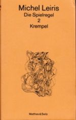 Die Spielregel / Krempel Cover des Buches Die Spielregel / Krempel (ISBN: 9783882211030)