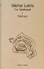 Die Spielregel / Wehlaut Cover des Buches Die Spielregel / Wehlaut (ISBN: 9783882218206)