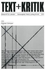 Digitale Literatur Cover des Buches Digitale Literatur (ISBN: 9783883776842)