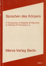 Sprachen des Körpers Cover des Buches Sprachen des Körpers (ISBN: 9783883960029)