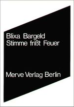 Stimme frißt Feuer Cover des Buches Stimme frißt Feuer (ISBN: 9783883960562)
