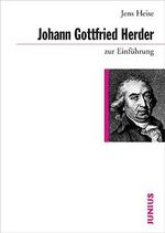 Johann Gottfried Herder zur Einführung Cover des Buches Johann Gottfried Herder zur Einführung (ISBN: 9783885066286)