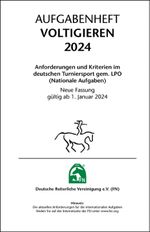 Aufgabenheft – Voltigieren 2024 Cover des Buches Aufgabenheft – Voltigieren 2024 (ISBN: 9783885429692)