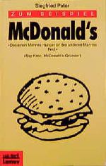 Zum Beispiel McDonald's Cover des Buches Zum Beispiel McDonald's (ISBN: 9783889775955)